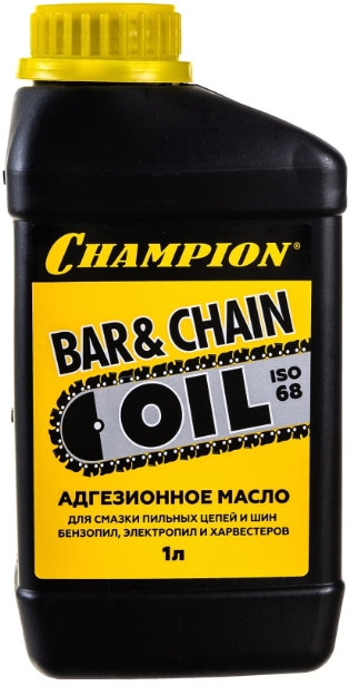 Масло Champion для смазки пильных цепей 1л масло для пильных цепей liqui moly bio sage kettenoil 1л для пильных цепей