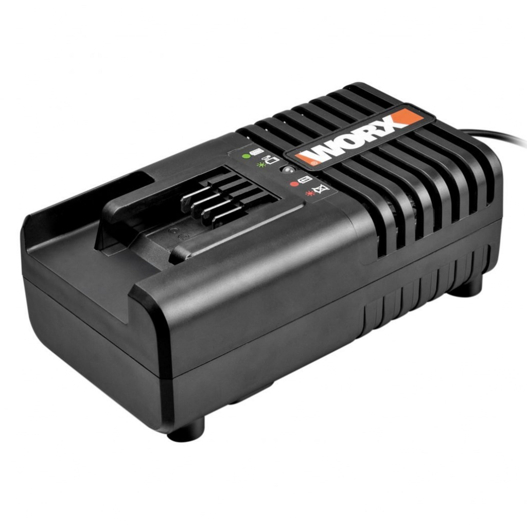 Зарядное устройство WORX WA3880 20В, 2A устройство зарядное парма электрон уз 10 12 в 20 92 ач 100 вт