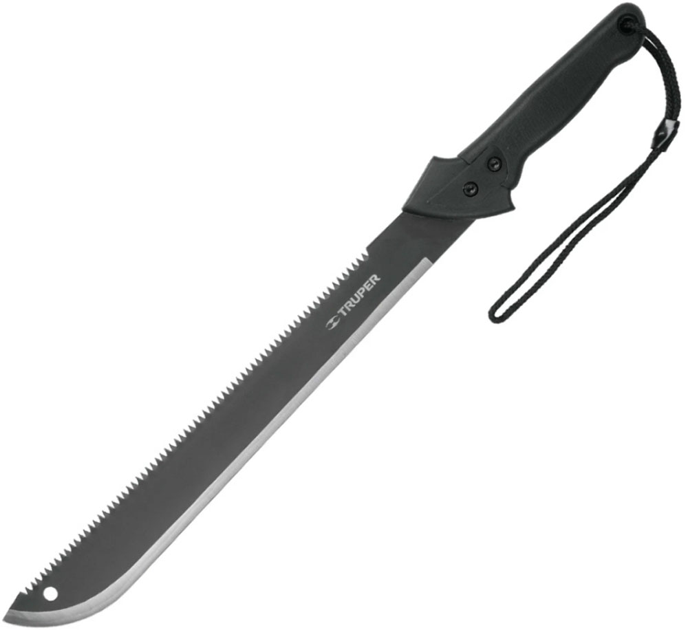 нож дельфин с чехлом для хранения Мачете Truper двустороннее с чехлом MACH-18Х 45см