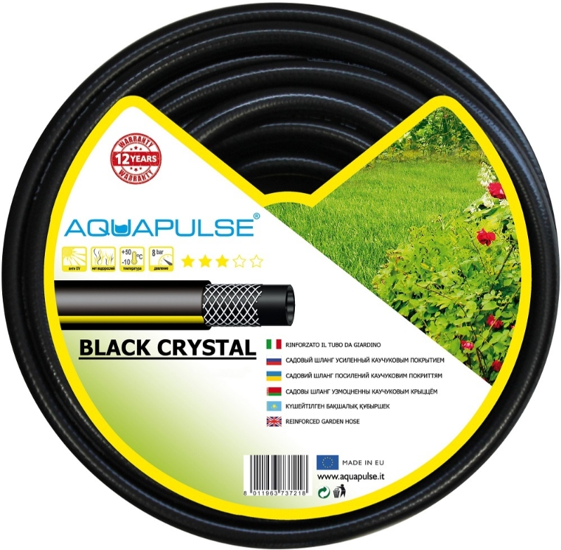 Шланг Aquapulse BLACK CRISTAL d1/2 20м шланг gardena classic d1 2 20м