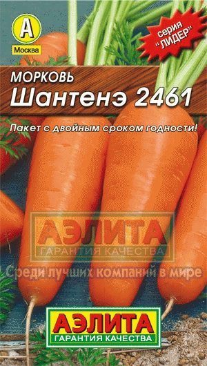 Семена Морковь Аэлита Шантенэ-2461 2г семена морковь аэлита император 2г