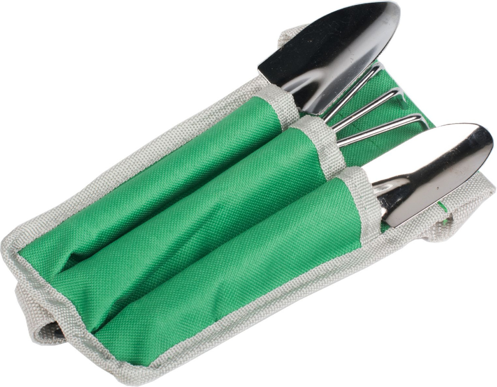 Набор инвентаря Listok для комнатных растений в сумке 3 предмета набор инструмента бытового listok зеленый в футляре 7шт
