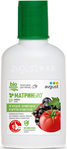 Средство Avgust от вредителей МатринБио 45мл мухоед avgust от почвенных вредителей на цветах 10г