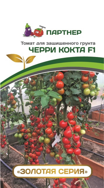Семена Томат черри Партнер Кокта F1 5шт семена томат партнер барика f1 5шт