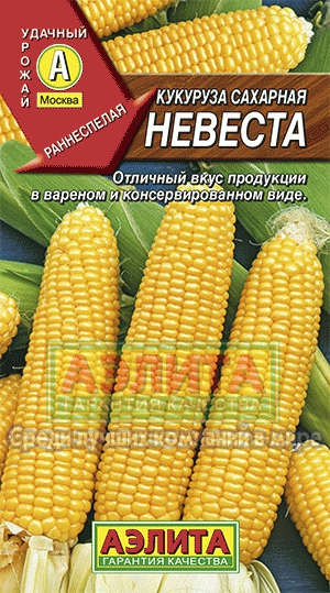 Семена Кукуруза Аэлита Невеста 7г семена кукуруза русский огород ранняя лакомка 121 7г