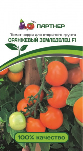семена томат оранжевый земледелец f1 0 05 г агрофирма партнер Семена Томат черри Партнер Оранжевый земледелец F1 0,05г