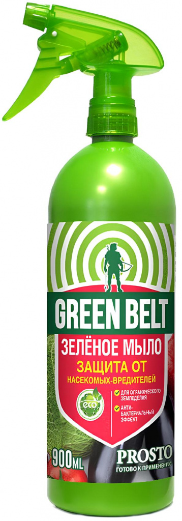 Зеленое мыло Green Belt PROSTO от вредителей 900 мл 336₽