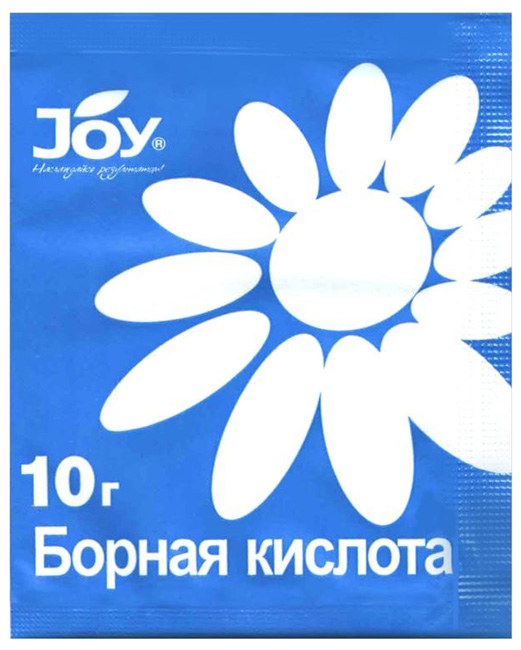Борная кислота Joy 10г удобрение борная кислота 10г факториал