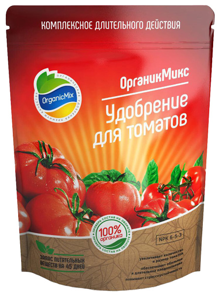удобрение органик микс удобрение для томатов органик микс Удобрение Органик Микс для томатов 200г