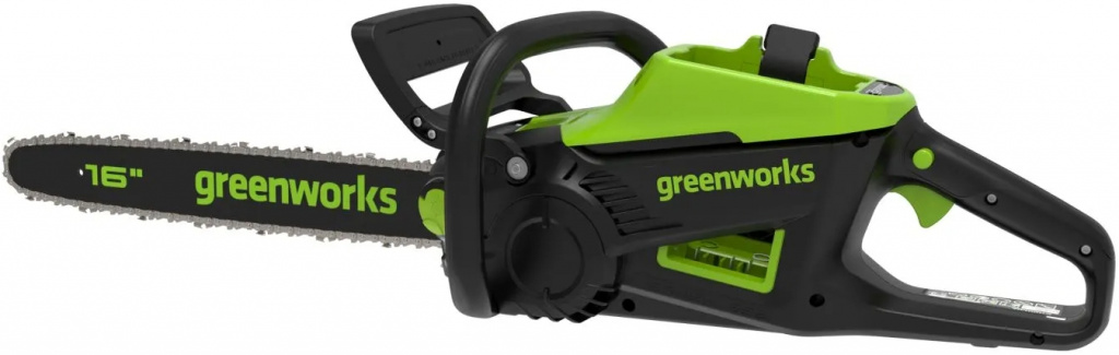 цена Цепная пила Greenworks аккумуляторная 60V, 40 см, бесщеточная, 2500 Вт, без АКБ и ЗУ