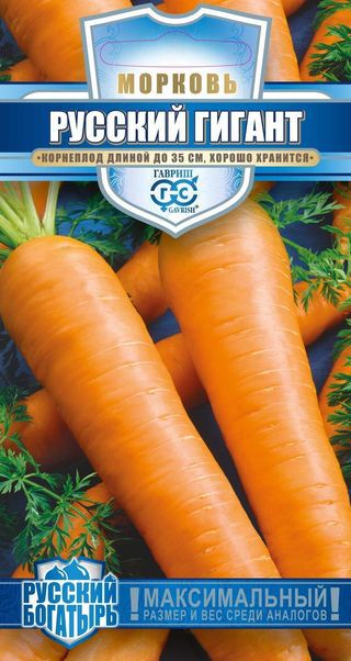 Семена Морковь Гавриш Русский гигант 2г семена морковь сахарный гигант