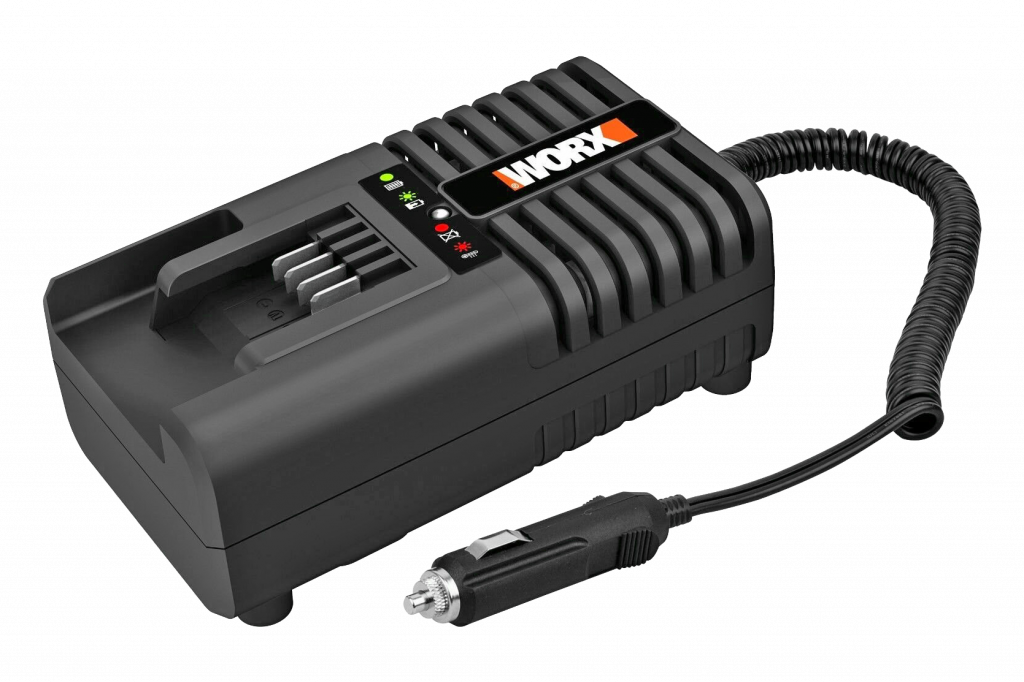 Зарядное устройство автомобильное WORX WA3765 20В 2A комплект аккумулятор и зарядное устройство worx worx wa3604