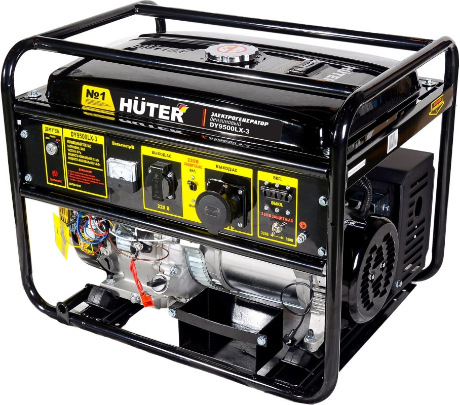Электрогенератор Huter DY9500LX-3 генератор бензиновый huter dy9500lx 64 1 40 7 5 квт с электростартером