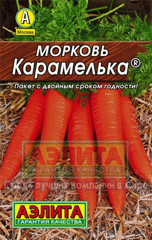 Семена Морковь Аэлита Карамелька 2г
