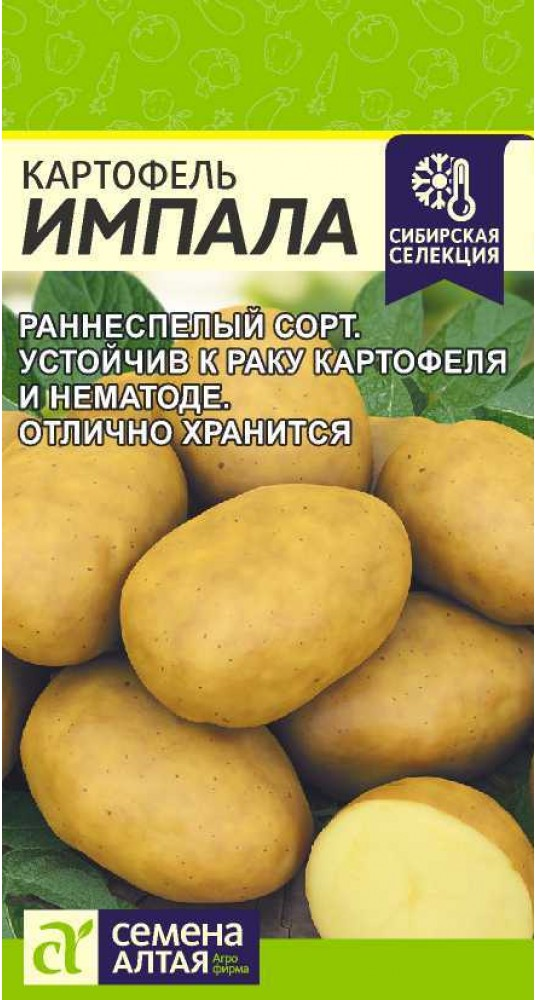 Семена Картофель Семена Алтая Импала 0,02г семена картофель гавриш одиссей 0 025г