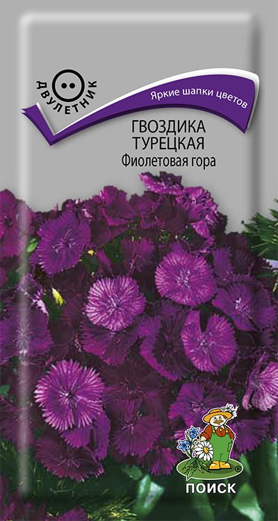 Семена Гвоздика турецкая Поиск Фиолетовая гора 0,25г гвоздика бородатая турецкая фиолетовая 0 2 г