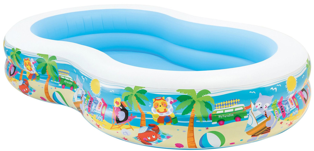 Бассейн Intex Лагуна 262х160х46см 700л плавающий тренажер аксессуары для бассейна надувной бассейн игрушка детские поплавки тренировочный круг для бассейна