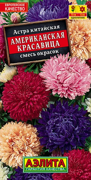 Астра Смесь ДИНАСТИЯ помпонная цв.п.0,3 гр /Урожай Удачи