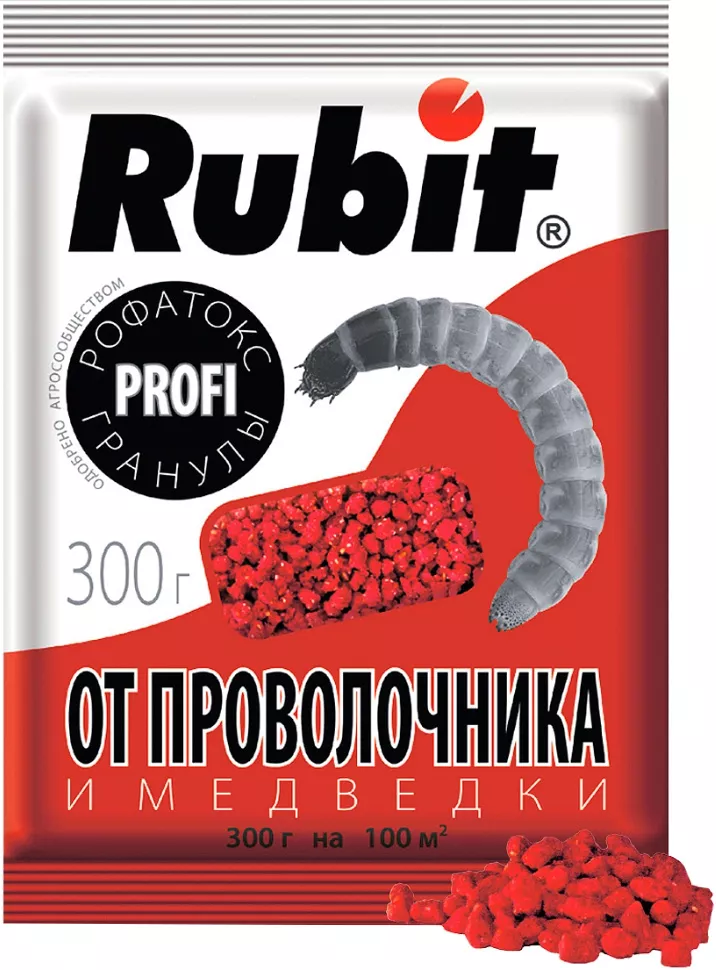 Рофатокс "Rubit" от проволочника 300г