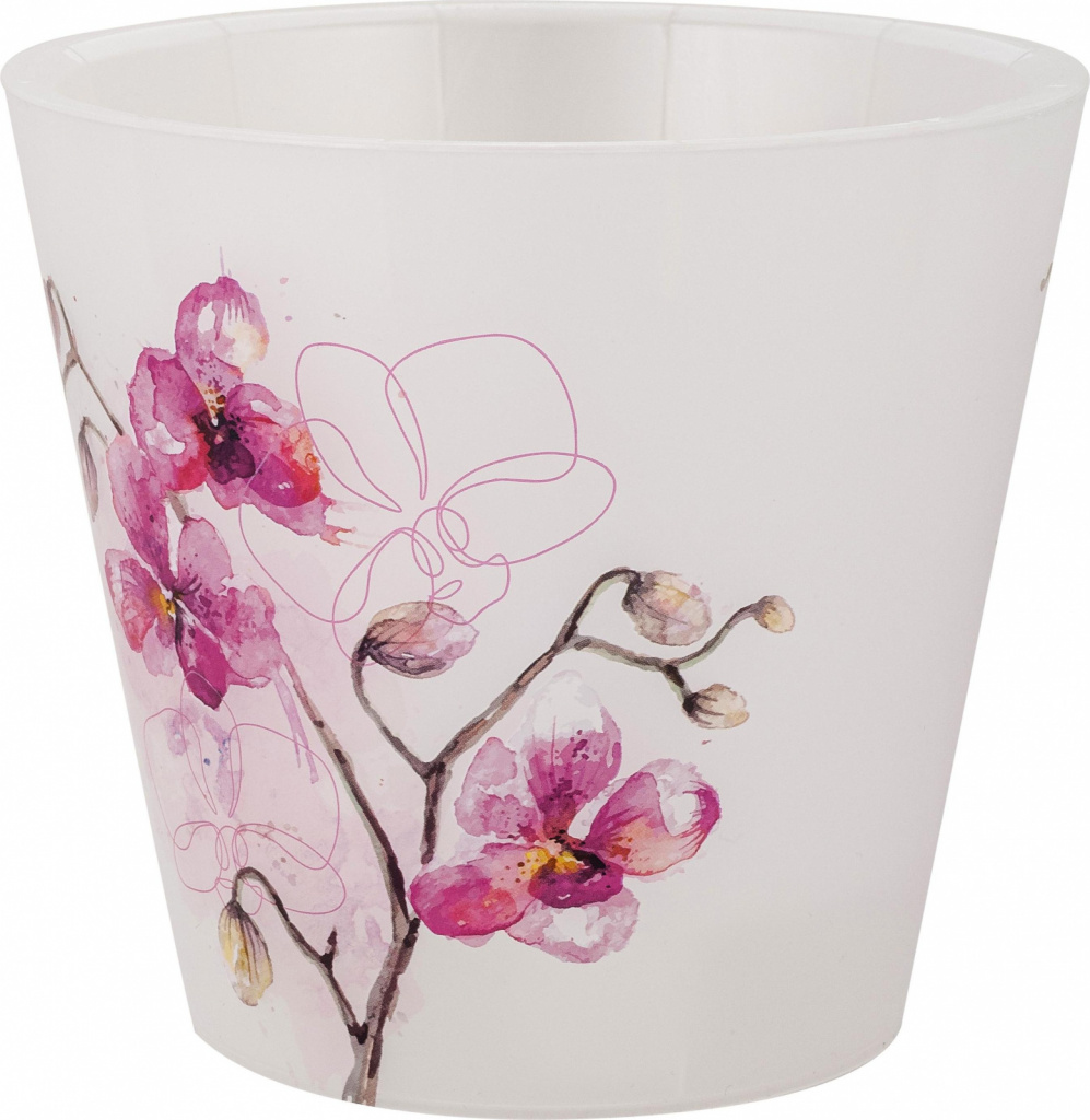 цена Горшок для цветов InGreen London Orchid Deco фуксия 1,6л