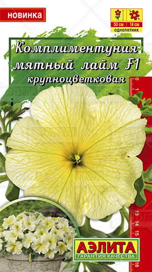 Семена Комплиментуния Аэлита Мятный лайм F1 крупноцветковая 10шт
