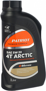 Масло Patriot моторное G-Motion 5W30 4Т ARCTIC 1л