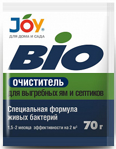 Bio очиститель Joy для выгребных ям и септиков 70г